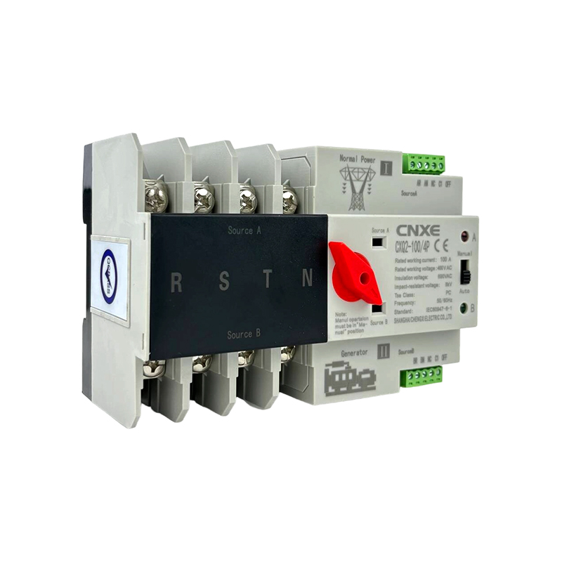 Commutateur de transfert automatique CXQ2-100/2P 4P (ATS)