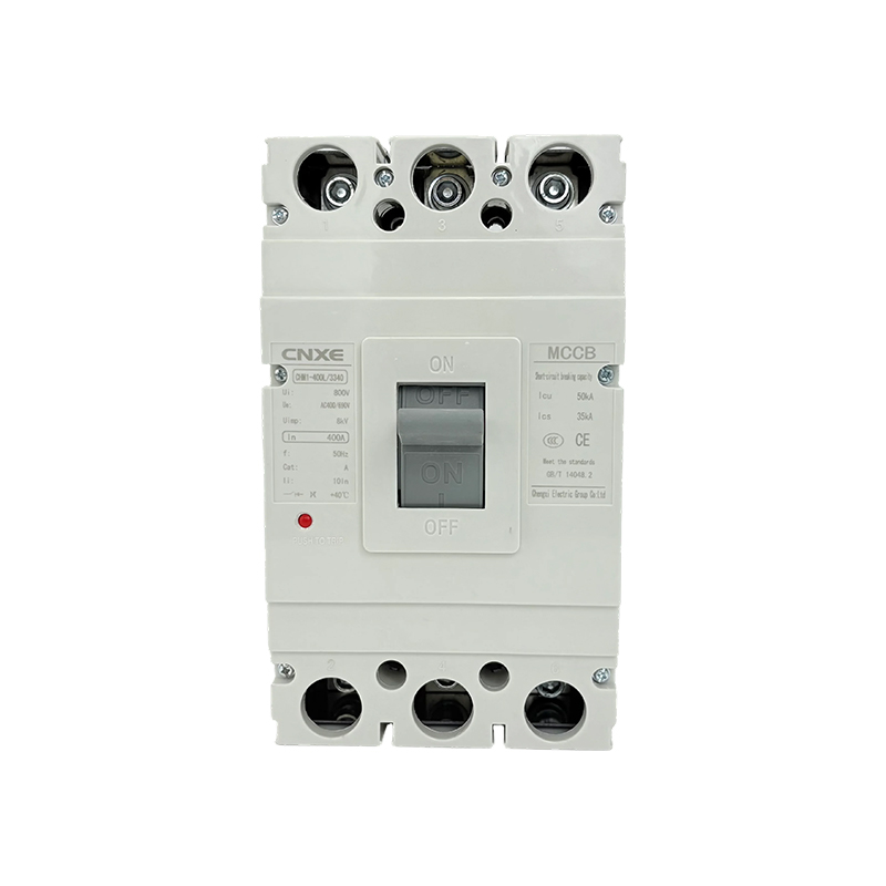 Disjoncteur à boîtier moulé CHM1-400L/3340, capacité de coupure 400A, 50kA, protection de distribution d'énergie triphasée