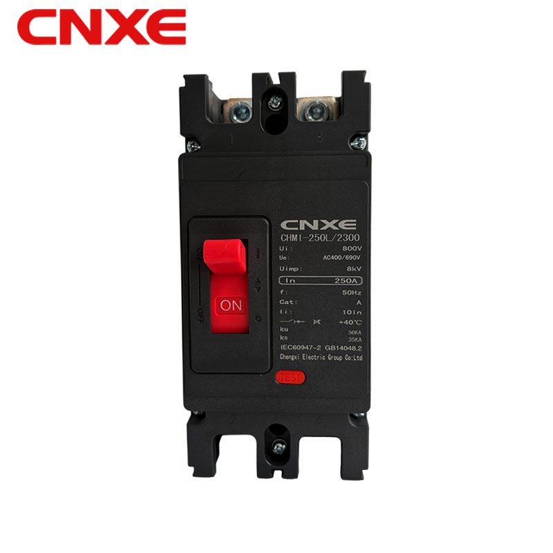 Disjoncteur à boîtier moulé CHM1 250L/3300 250A pour circuits moyenne et haute tension